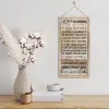 Inspirational Hanging Wood Decor Sign, 1 Corinthians 13:4-8 Love is Patient, Love is Kind