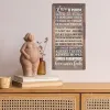 12in x12inx12in 1 Corinthians 13-4-8 Inspirational Hanging Wood Decor Sign, Printed, Love is Patient, Love is Kind Quote