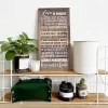 12in x12inx12in 1 Corinthians 13-4-8 Inspirational Hanging Wood Decor Sign, Printed, Love is Patient, Love is Kind Quote