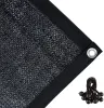 12ft*16ft High-Strength Anti-Aging Black Shade Net (Ready-Made) , Universal for Sun Protection, Rain Shelter, Dust Prevention and Bird Deterrence