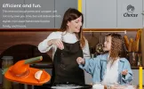 2-in-1 Manual Dough Press. Dumpling Empanada Pastries Maker, Orange