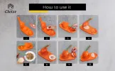 2-in-1 Manual Dough Press. Dumpling Empanada Pastries Maker, Orange