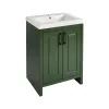 24 1/2'' L x 18 7/8'' W Green Bathroom Vanity with Sink Top