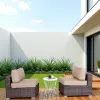 28" Wide Armless Outdoor Chairs with Cushions (Set of 2) – Fully Assembled