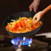Oven Safe 3 Pcs Pre-Seasoned Cast Iron Skillet Set 6/8/10in Non-Stick Cookware Heat-Resistant Frying Pan
