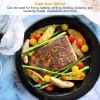 Oven Safe 3 Pcs Pre-Seasoned Cast Iron Skillet Set 6/8/10in Non-Stick Cookware Heat-Resistant Frying Pan