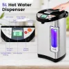 5-liter Electric LCD Water Boiler and Warmer Black and Silver