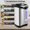 5-liter Electric LCD Water Boiler and Warmer Black and Silver