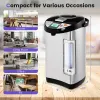5-liter Electric LCD Water Boiler and Warmer Black and Silver