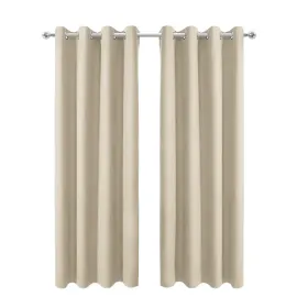 50inch*84inch Beige luxurious woolen curtains, sound-absorbing buckle curtains, high-end, heavyweight, soundproofing, and elegant home decor