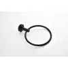 6 Piece Stainless Steel Bathroom Towel Rack Set Wall Mount Black