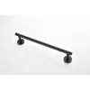 6 Piece Stainless Steel Bathroom Towel Rack Set Wall Mount Black