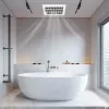 80 CFM Ceiling Mount Bathroom Exhaust Fan with Metal Housing and 4 Inches Duct