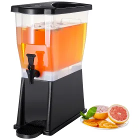 Beverage Dispenser, 3 Gallon Drink Dispenser for Parties, Plastic Juice Dispenser with Stand Spigot Lid