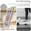 Boho Bluish Kitchen Rug Sets 3 Piece with Runner Non Slip Mats Washable Kitchen Mats for Floor Thick Mats