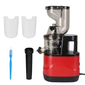 Cold Press Juicer Machine 300W Electric Slow Masticating Juicer for Whole Vegetable and Fruit with Reverse Function