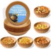 Air Fryer Disposable Paper 100 Pcs Round Non-Stick Paper Prime Oil-proof Parchment Paper Cooking Paper for Fryers