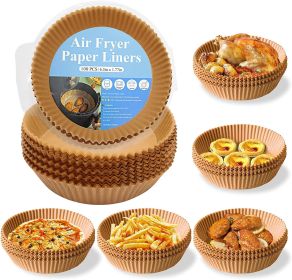 Air Fryer Disposable Paper 100 Pcs Round Non-Stick Paper Prime Oil-proof Parchment Paper Cooking Paper for Fryers