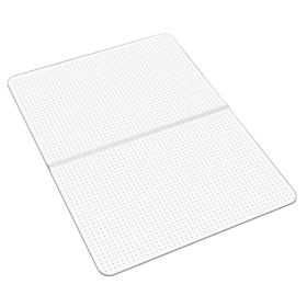 36 x 48-inch Office Chair Mat for Carpeted Floors, Plastic Floor Protector Rug with Studded, Non-Slip & Easy to Clean