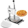 Manual Pizza Dough Press Machine, 9.5 inch Pizza Pastry Press Plate, Stainless Steel Bread Presser,  and 100 Pcs Parchment Pape