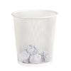 Mesh Waste Basket White Steel Indoor Trash Can, Nonslip Base, Fingerprint-Resistant, 3 Gallon Capacity