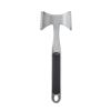 Cast Aluminum Meat Tenderizer Tool Dual-Sided Kitchen Mallet, Black