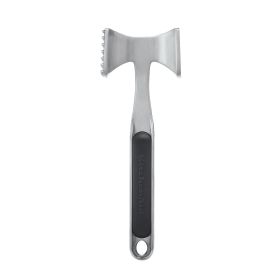 Cast Aluminum Meat Tenderizer Tool Dual-Sided Kitchen Mallet, Black