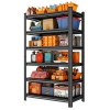 Garage Shelving Units 2400LBS Heavy Duty Storage Shelves Adjustable Metal Shelf 6 Tier 39.37" W*19.70" D*82" H, Black