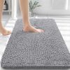 Grey Bathroom Rugs Bath Rugs Rubber Backing Dry Machine