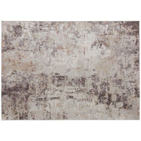 Mixed-Dark Brown Machine Washable Area Rug 4x6, Non-Slip Modern Abstract Floor Carpet for Living Room, Bedroom, Dining Room