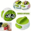 1 pc Compact Mini Can Opener - Easy to Use and Safe for Opening Beer and Jar Lids