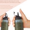 3Pcs Plastic Squeeze Condiment Bottles 12oz; Oil Dispenser Bottle; Refillable With Twist On Cap Lids; For Barbecue Sauce; Oil; Condiments