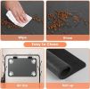 Manifest Picks- Pet Feeding Food and Water Mat Waterproof Rubber Backing