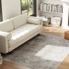 Light-Mixed Brown, Machine Washable Area Rug 4x6, Non-Slip Traditional Floor Carpet for Living Room, Bedroom