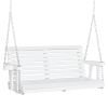 White 2 Seater Outdoor Patio Swing Chair