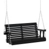 2 Seater Outdoor Patio Swing Chair-Black