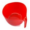 Red Double Layered Washing Colander - Wash and Drain Basket for Cleaning, Washing, Mixing Fruits and Vegetables