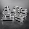 (2 pack) 11.5 Cup Plastic Pantry Storage Container, Clear