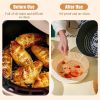 Air Fryer Disposable Paper 100 Pcs Round Non-Stick Paper Prime Oil-proof Parchment Paper Cooking Paper for Fryers