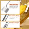 (2Pcs) Newly Upgraded Stainless Steel Corn Stripping Tool, Corn Holder, The Curved Design Fits Perfectly with the Corn Stripping Corn Faster