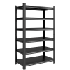Garage Shelving Units 2400LBS Heavy Duty Storage Shelves Adjustable Metal Shelf 6 Tier 39.37" W*19.70" D*82" H, Black