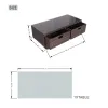 Grey Direct Wicker 5-Piece Outdoor Rattan Furniture Patio Conversation Set with Cushion