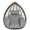 Egg Chair Cushion Hanging Basket Seat Cushion, Grey