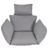 Egg Chair Cushion Hanging Basket Seat Cushion, Grey