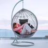 Egg Chair Cushion Hanging Basket Seat Cushion, Black
