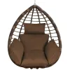 Egg Chair Cushion Hanging Basket Seat Cushion, Coffee