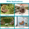Egg Chair Cushion Hanging Basket Seat Cushion, Coffee