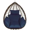 Egg Chair Cushion Hanging Basket Seat Cushion, Navy