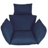 Egg Chair Cushion Hanging Basket Seat Cushion, Navy