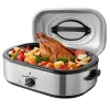 Electric Roaster Oven, 18 QT Turkey Roaster Oven with Self-Basting Lid, 1450W Roaster Oven with Defrost & Warm Function